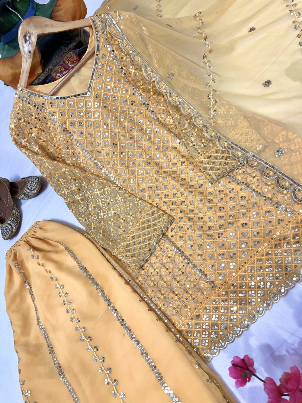 Yasmin Royal Embroidery Ensemble - Image 20