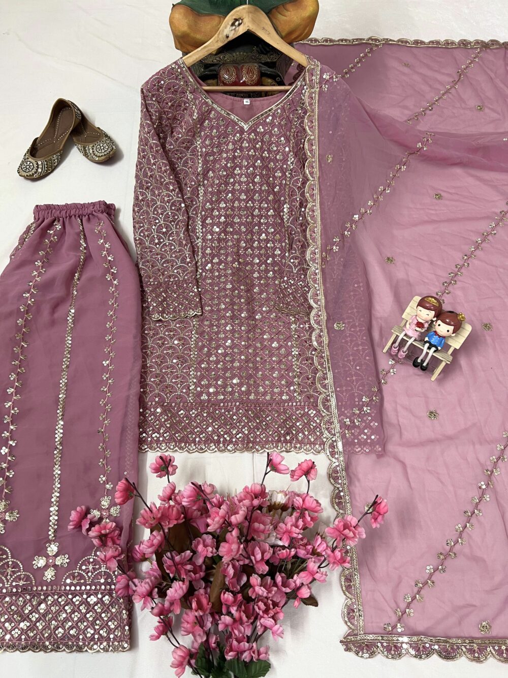 Yasmin Royal Embroidery Ensemble - Image 23