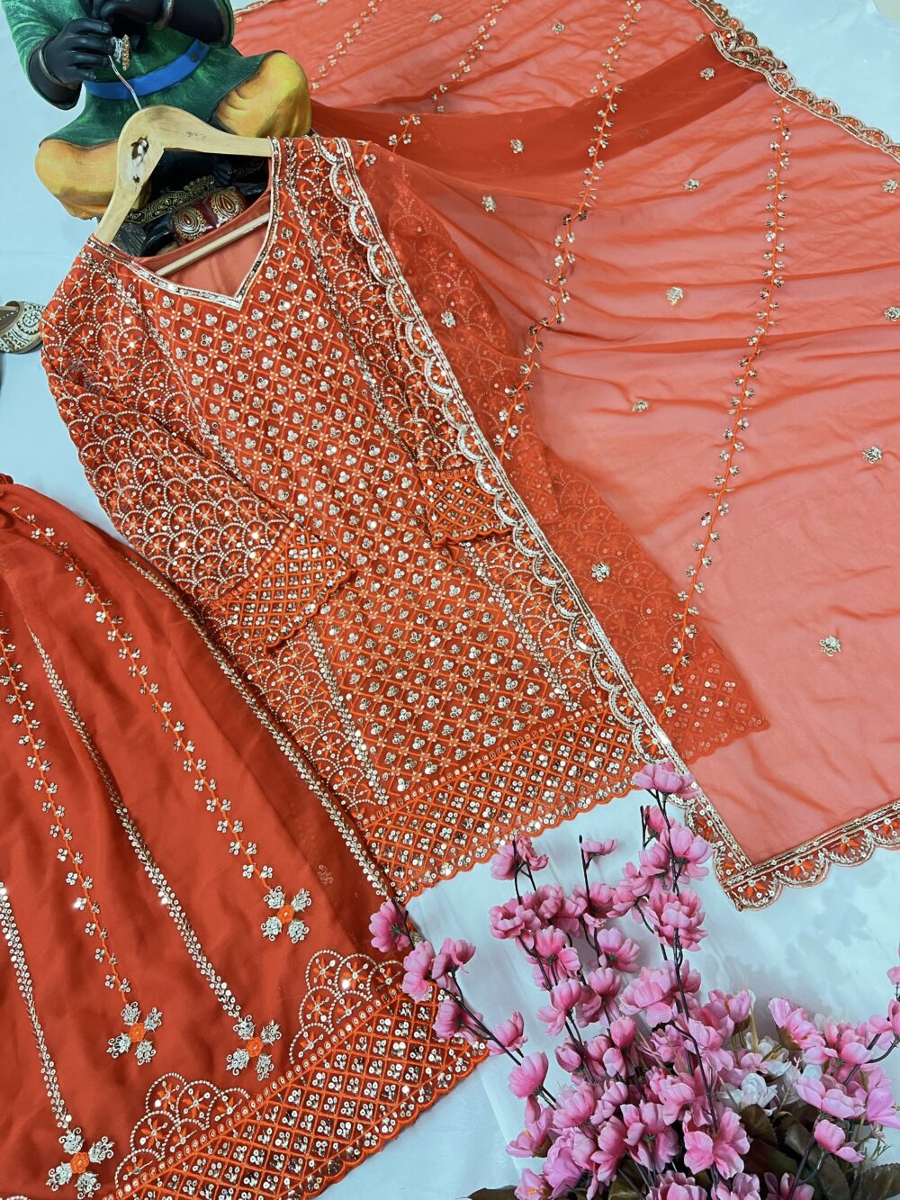 Yasmin Royal Embroidery Ensemble - Image 4