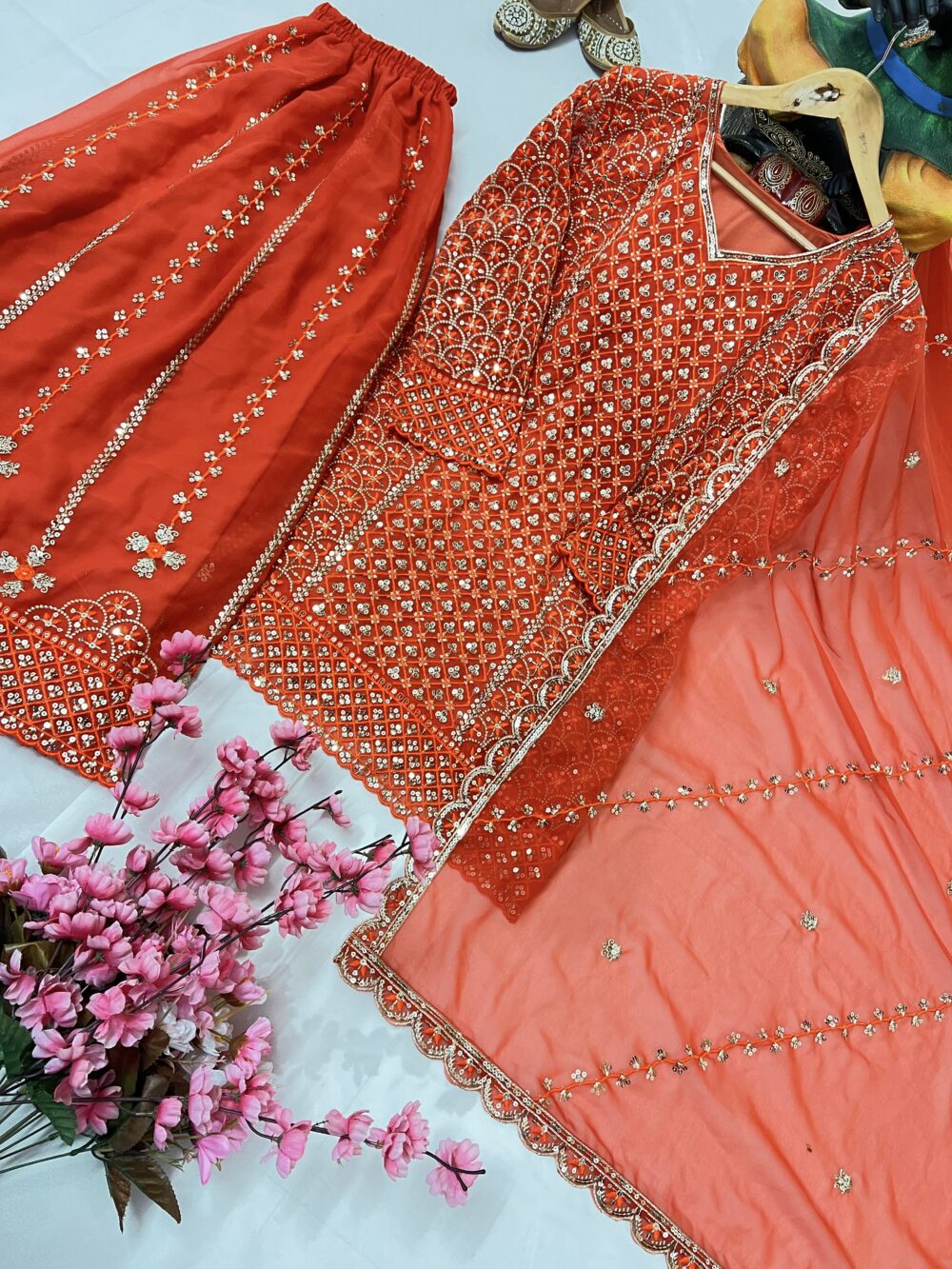 Yasmin Royal Embroidery Ensemble - Image 5