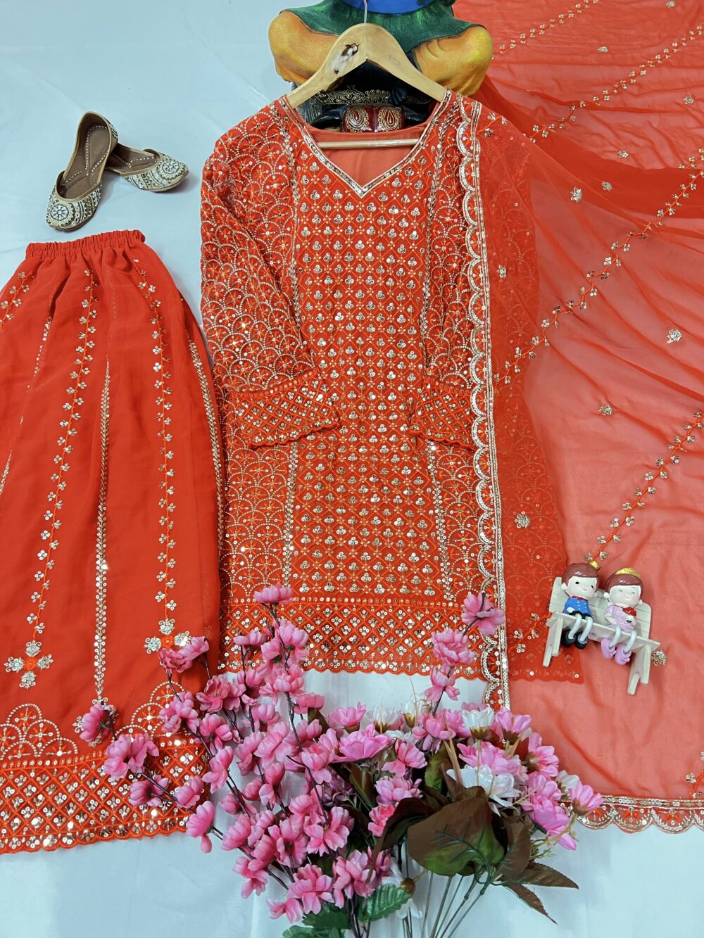 Yasmin Royal Embroidery Ensemble - Image 3