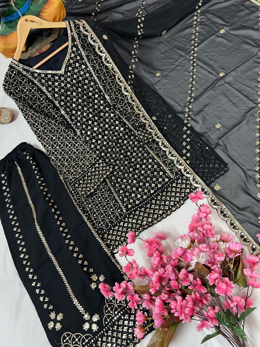 Yasmin Royal Embroidery Ensemble - Image 12