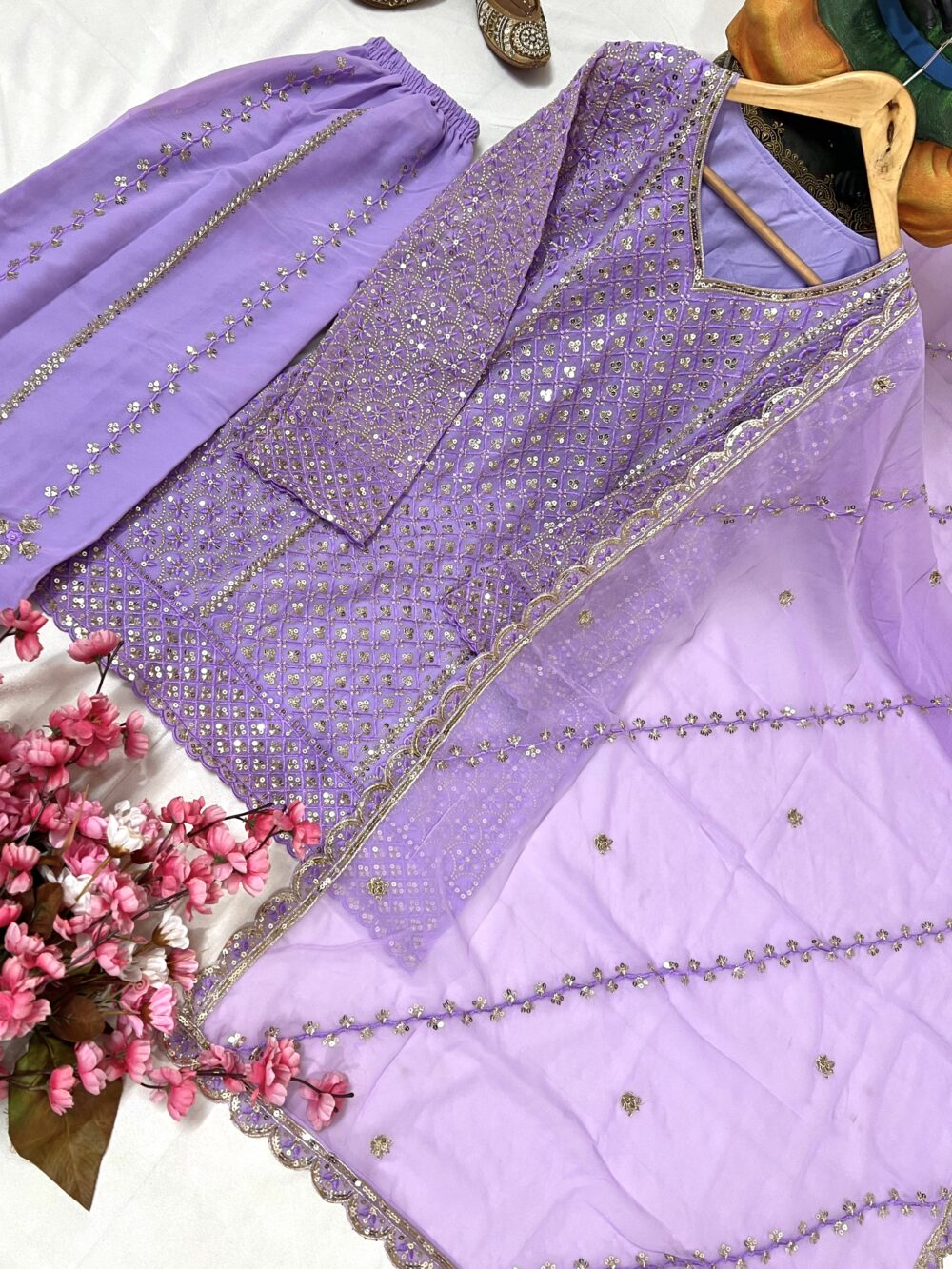 Yasmin Royal Embroidery Ensemble - Image 17