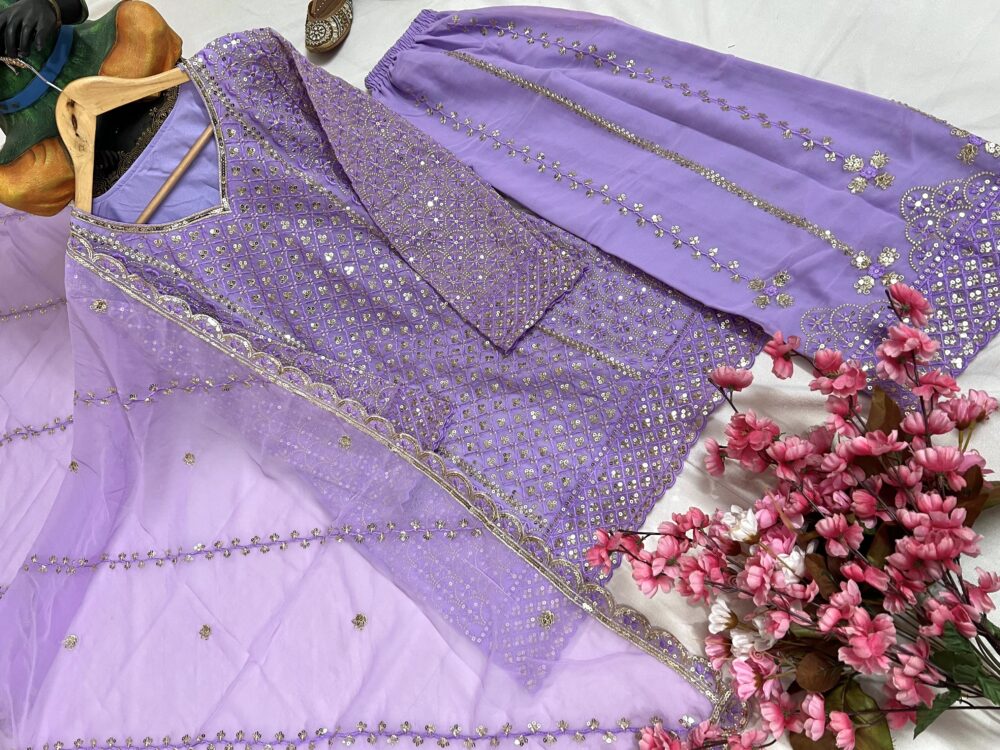 Yasmin Royal Embroidery Ensemble - Image 16