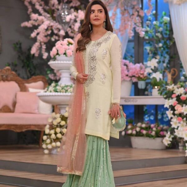Mehreen Breezy Pastel Sharara