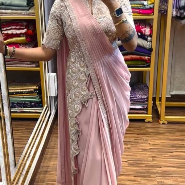 Aafreen Blush Glam Saree