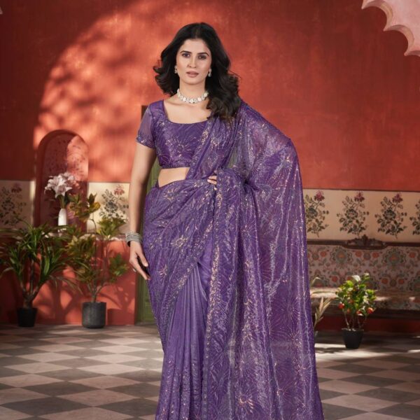 Taarini Net Gleam Saree