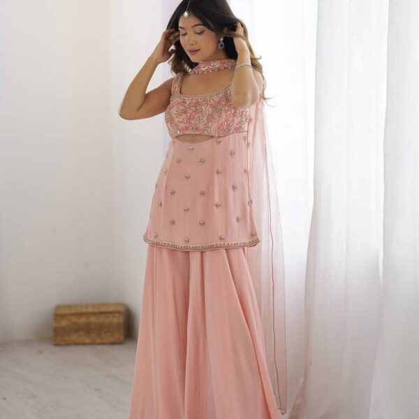 Ruhani Pastel Elegance Suit Set