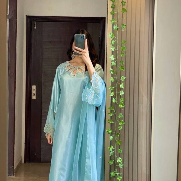 Pastel Elegance Kurta Pant Set