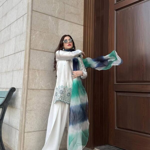 Opaline Grace Embroidered Dress