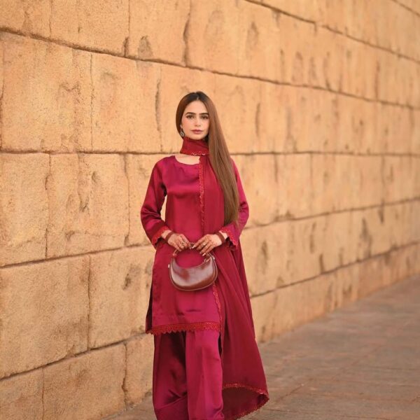 Garnet Grace Satin Ensemble
