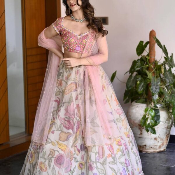 Lily Charm Printed Lehenga